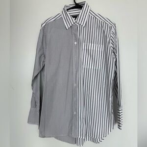 Banana Republic Mixed Stripe Shirt